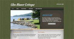 Desktop Screenshot of glenmanorcottages.com
